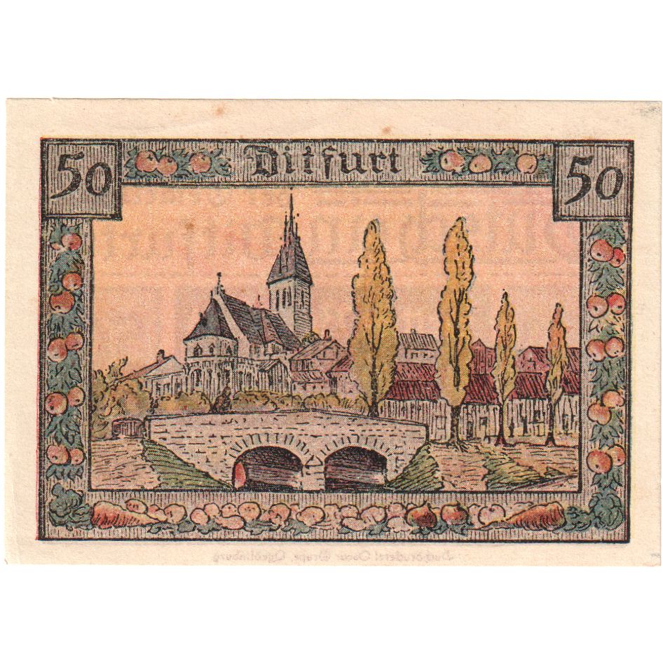 Deutschland, Ditfurt, 50 Pfennig, 1921-07-01, UNZ-
