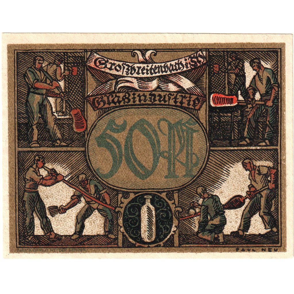 Allemagne, Grossbreitenbach, 50 Pfennig, SPL