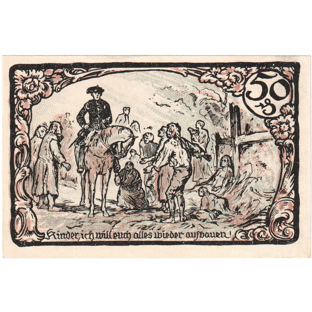 Allemagne, Friedrichsbrunn, 50 Pfennig, 1921-10-15, SPL