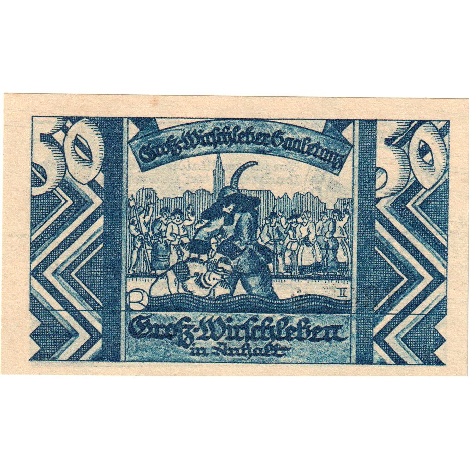 Allemagne, Gross-Wirschleben, 50 Pfennig, 1921-09-01, SPL
