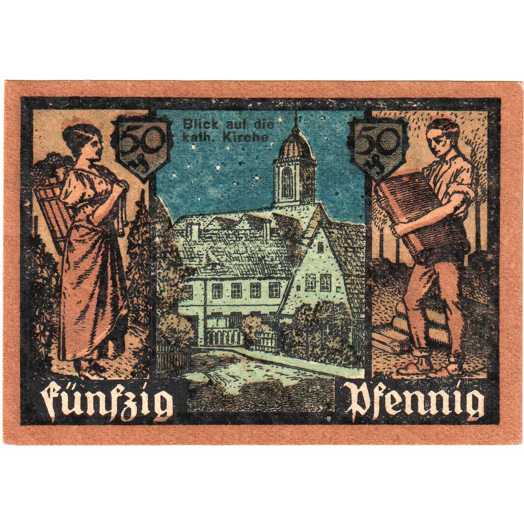 Allemagne, Grünberg, 50 Pfennig, 1921-12-31, SPL