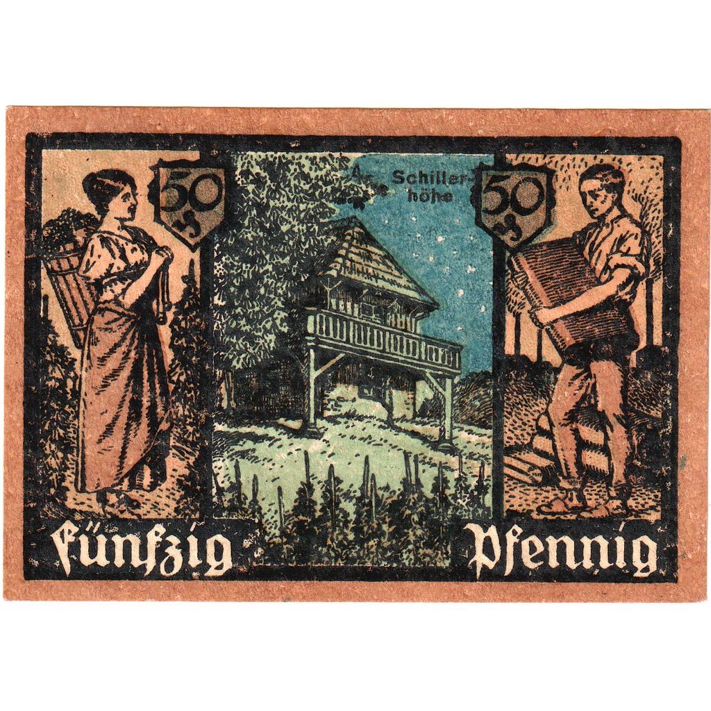 Allemagne, Grünberg, 50 Pfennig, 1921-12-31, SPL