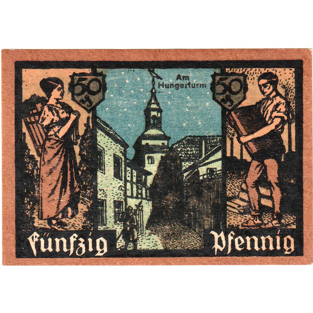 Allemagne, Grünberg, 50 Pfennig, 1921-12-31, SPL