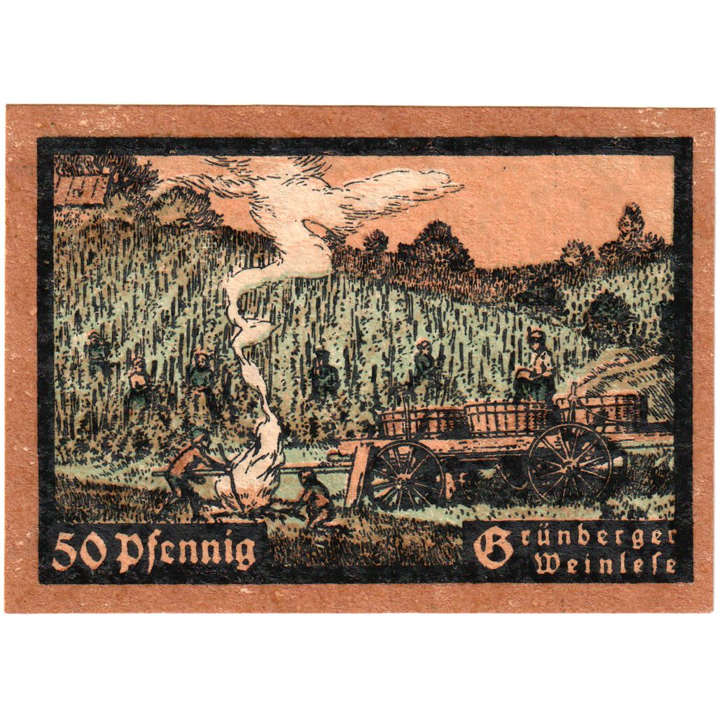 Allemagne, Grünberg, 50 Pfennig, 1921-12-31, SPL
