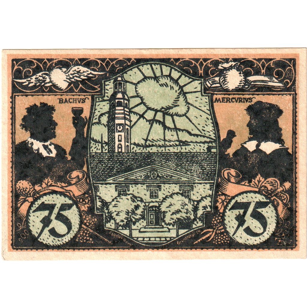 Allemagne, Grünberg, 75 Pfennig, 1921-12-31, SPL