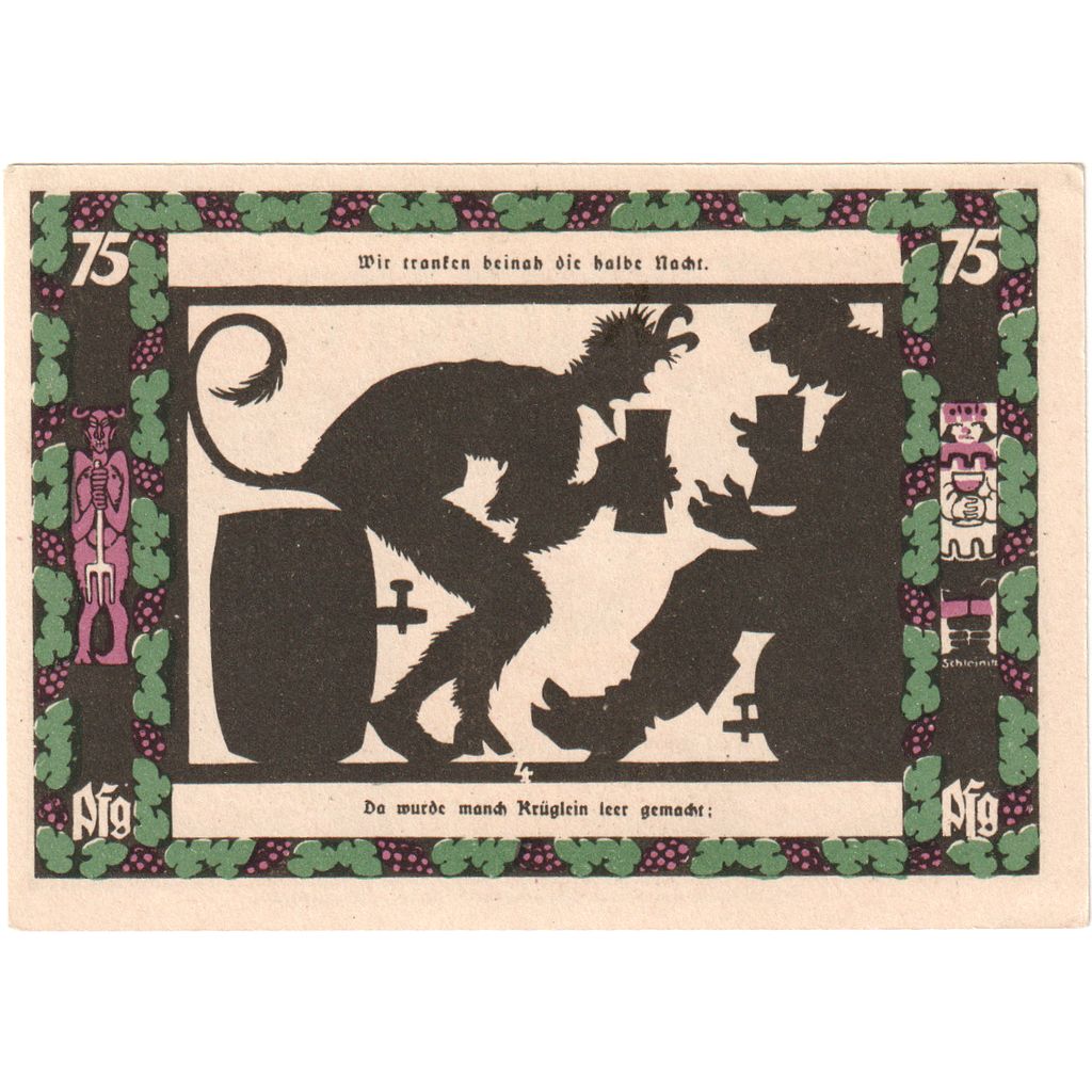 Allemagne, Grünberg, 75 Pfennig, 1921-12-31, SPL