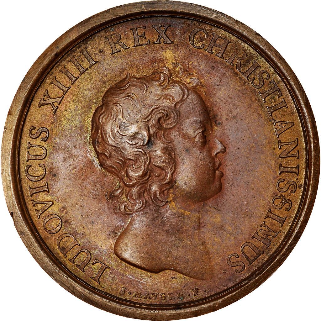 France, Medal, Louis XIV, Rétablissement de l'Electeur de Trèves, History