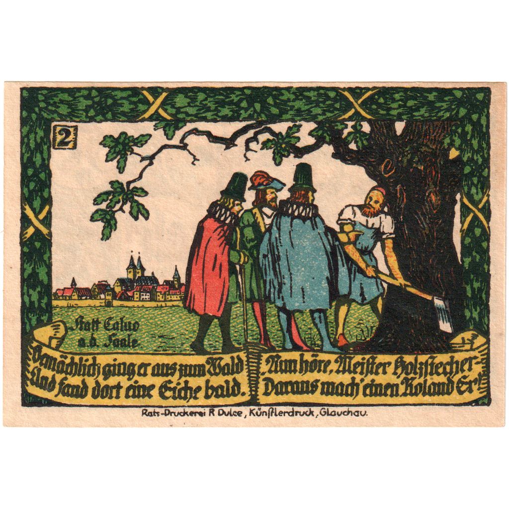 Duitsland, Calbe a/d Saale, 50 Pfennig, SPL