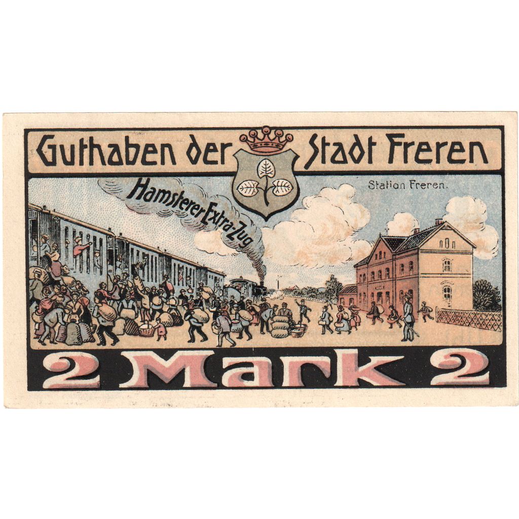 Allemagne, Freren, 2 Mark, 1921-12-31, SPL