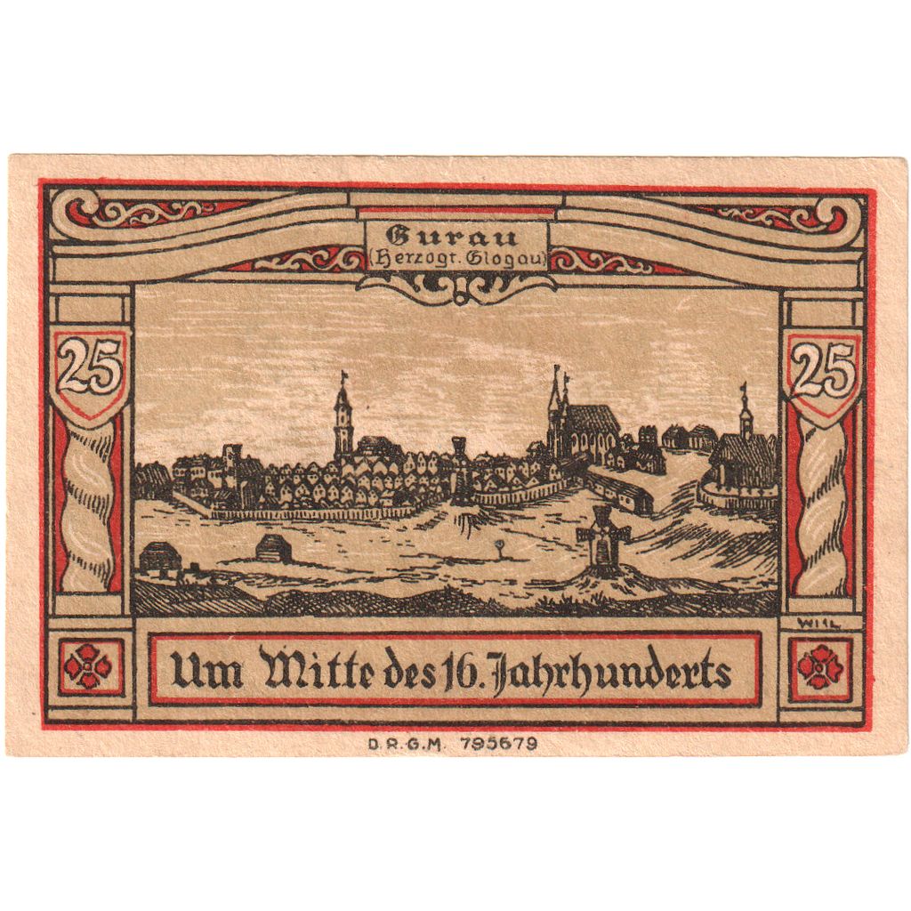 Deutschland, Guhrau, 25 Pfennig, UNZ-
