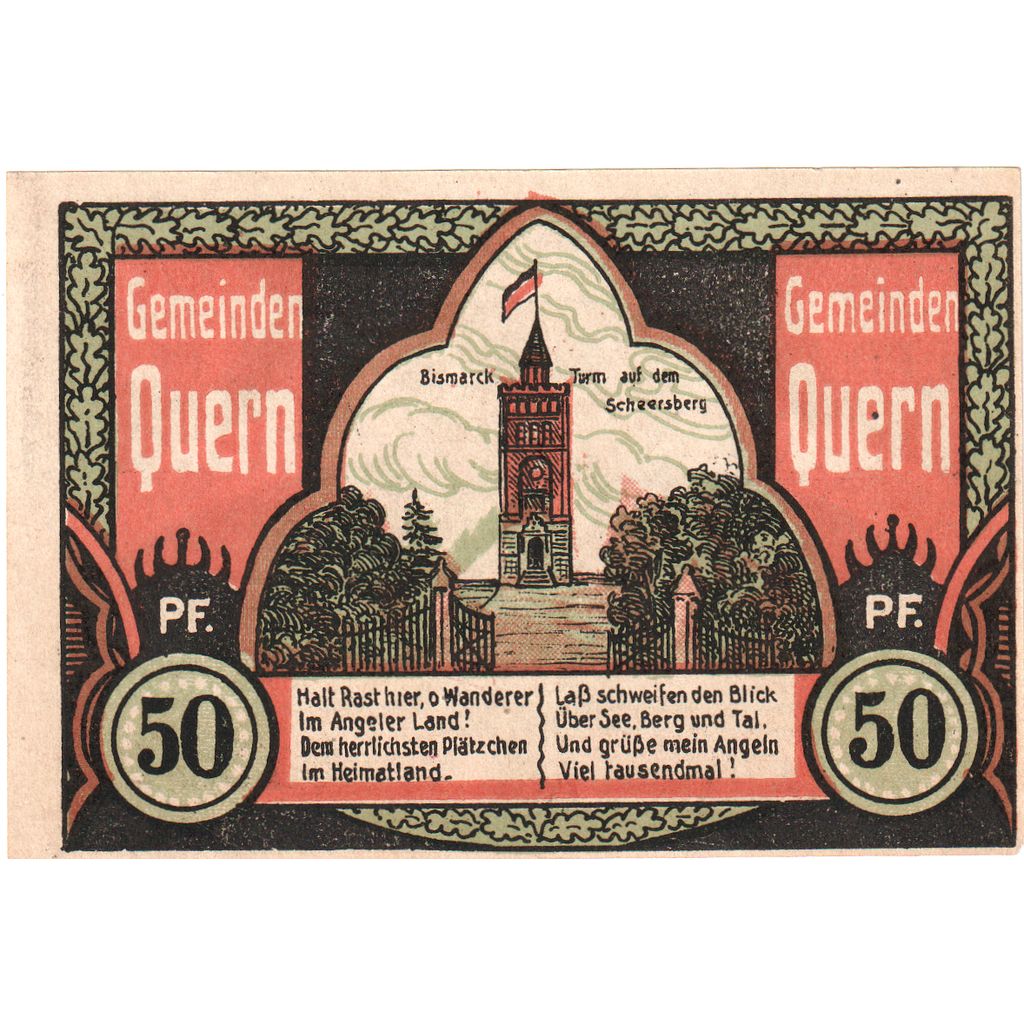 Alemania, Quern, 50 Pfennig, 1921-09-30, SC