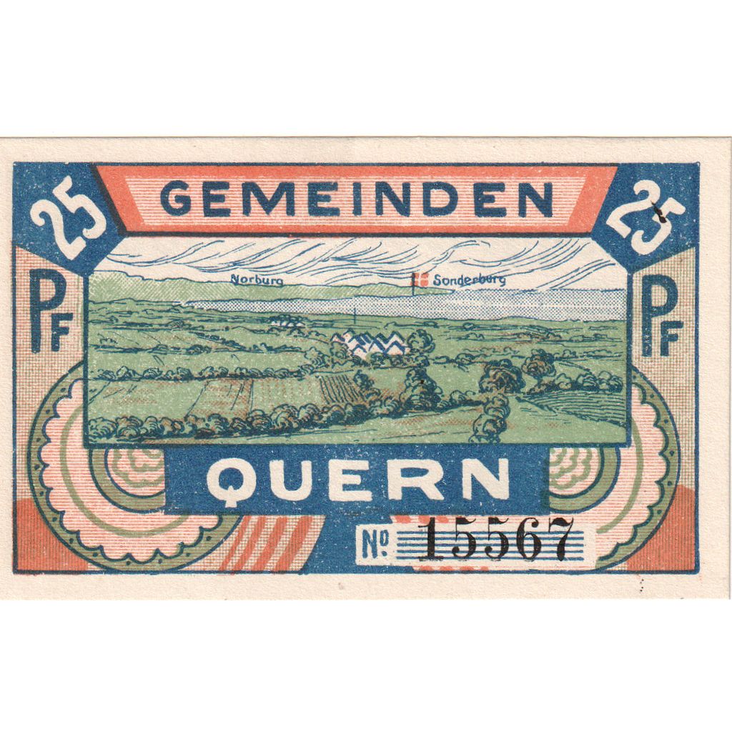 Alemania, Quern, 25 Pfennig, 1921-09-30, SC