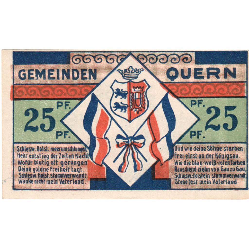 Alemania, Quern, 25 Pfennig, 1921-09-30, SC