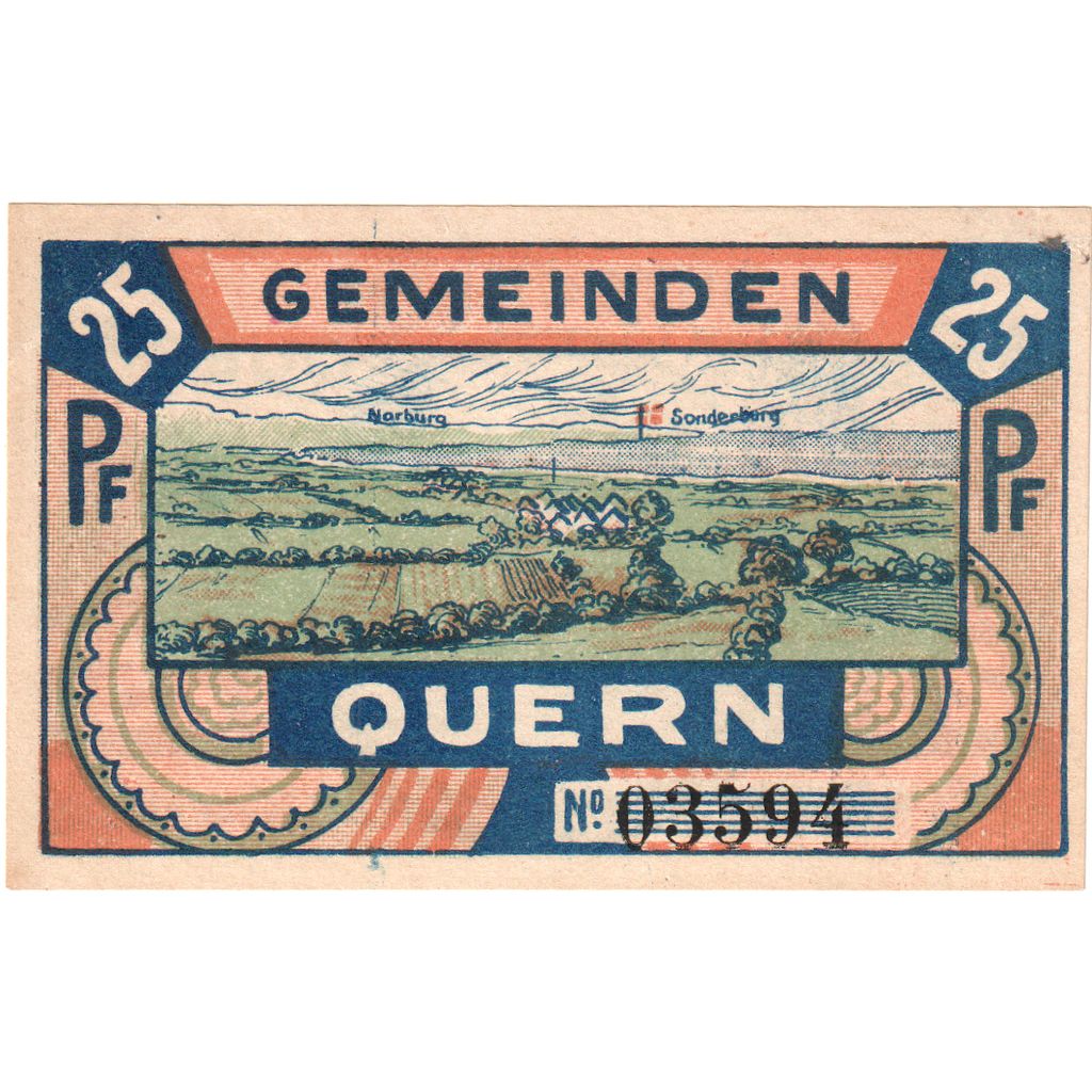 Alemania, Quern, 25 Pfennig, 1921-09-30, SC