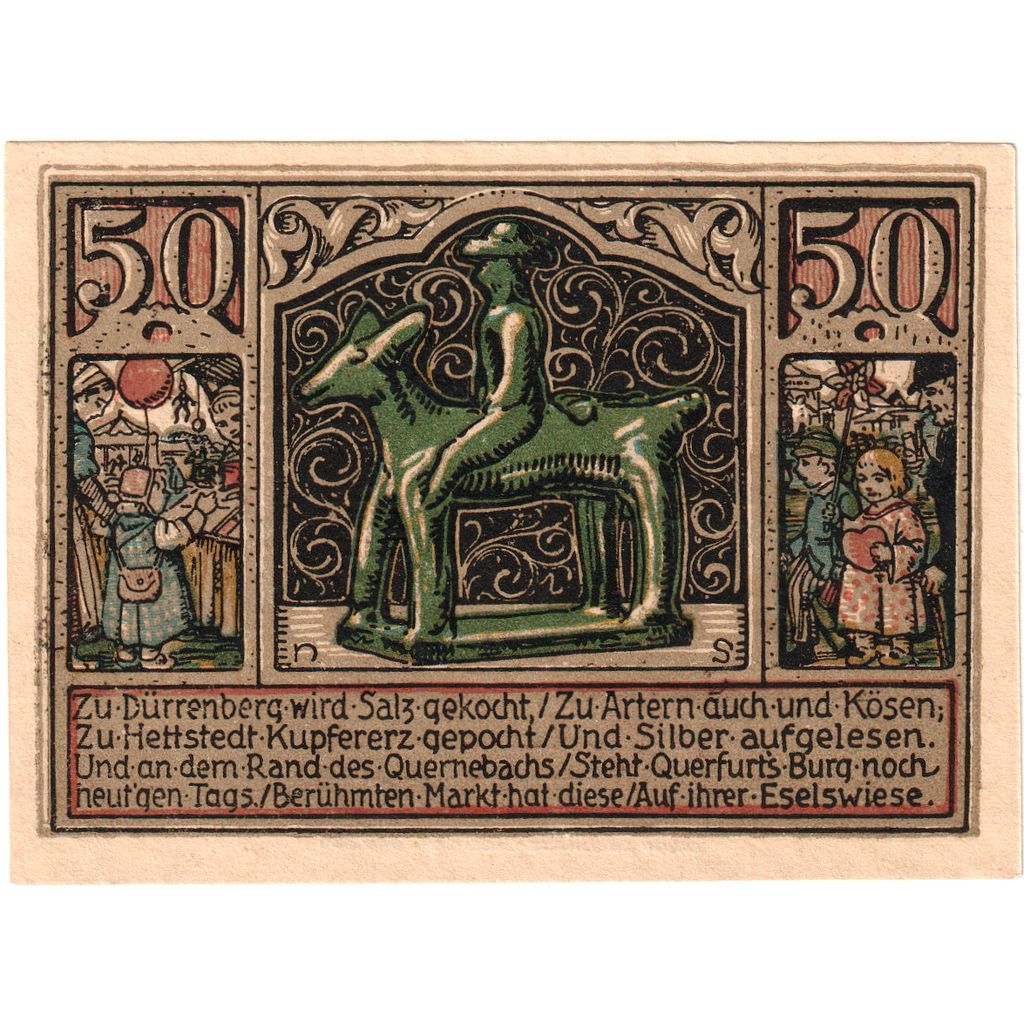 Allemagne, Querfurt, 50 Pfennig, 1921-08-24, SPL