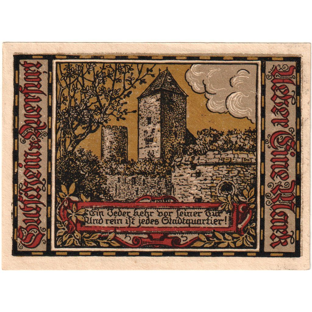 Alemanha, Querfurt, 1 Mark, 1921-08-24, UNC(63)