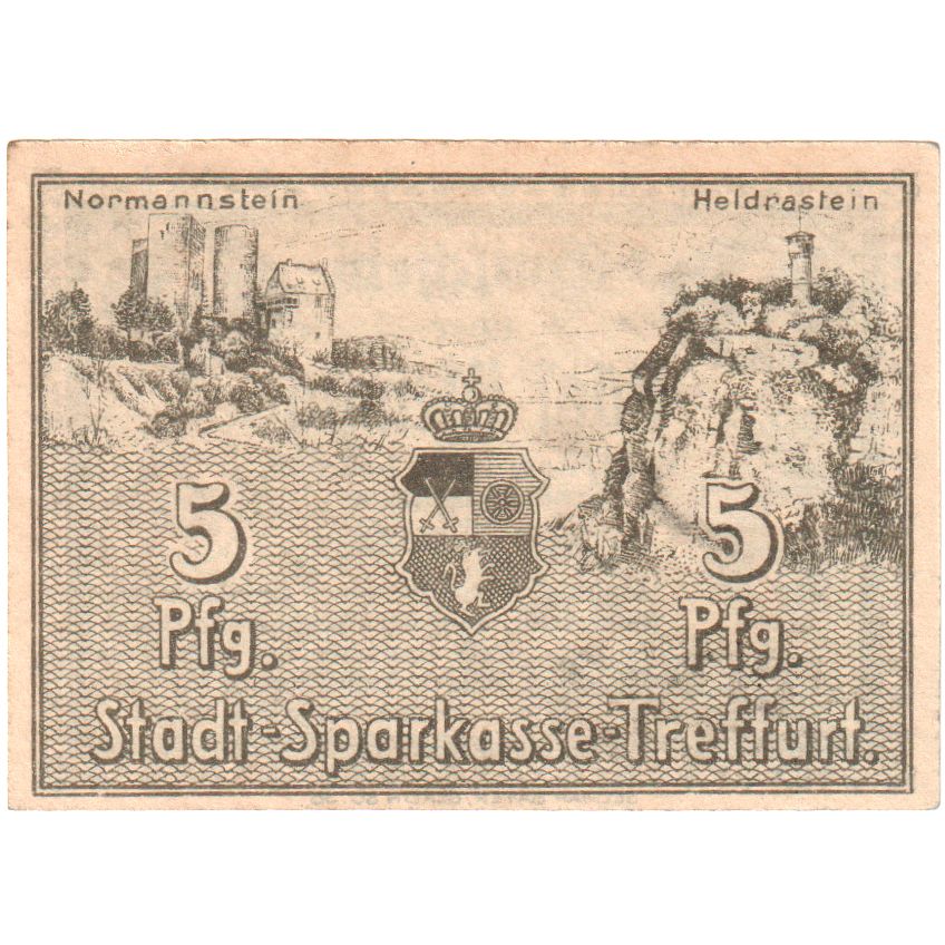 Alemanha, Treffurt, 5 Pfennig, 1920-06-15, UNC(63)