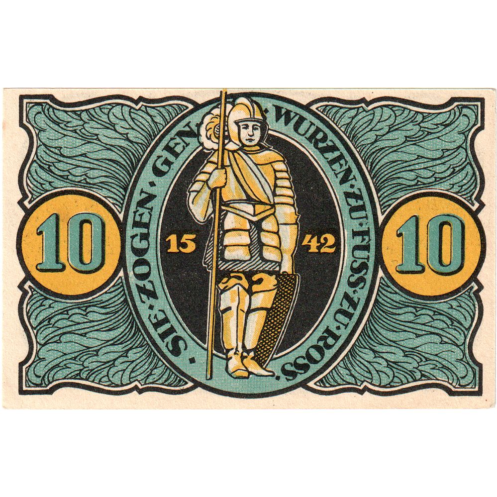 Germany, Torgau, 10 Pfennig, 1921-02-10, UNC(63)