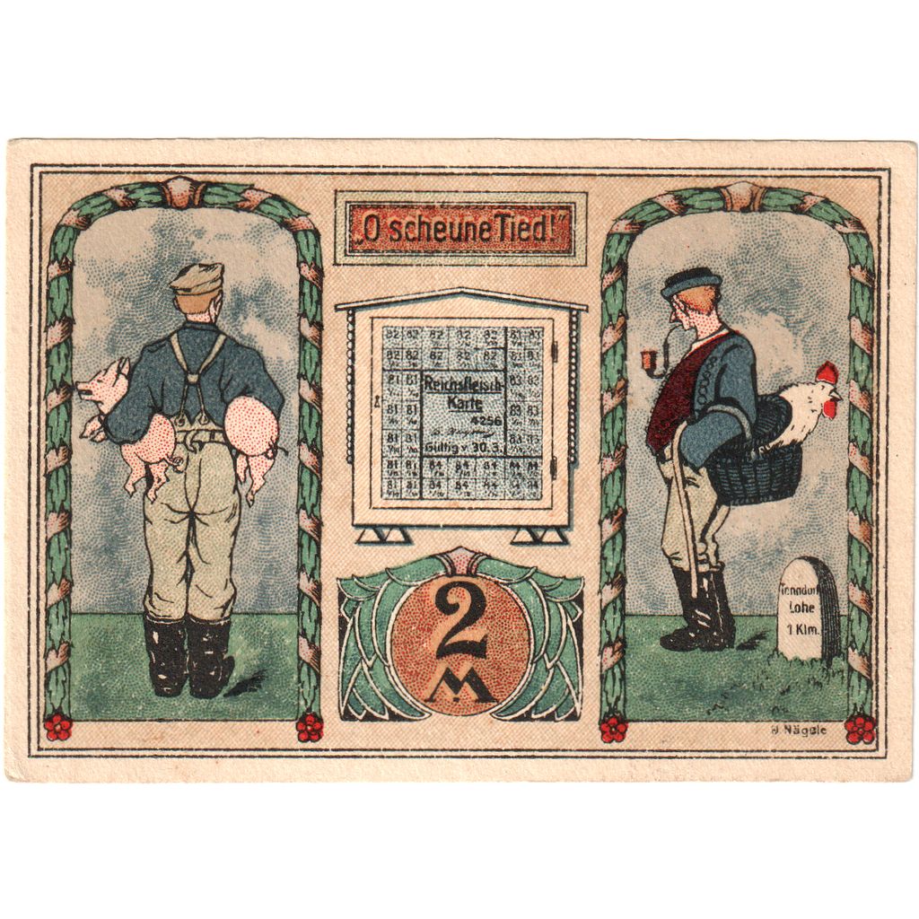 Germany, Tonndorf - Lohe, 2 Mark, 1921-03-30, UNC(63)