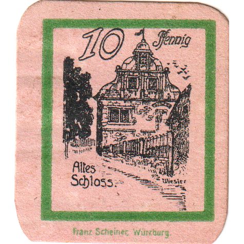 Duitsland, Trappstadt, 10 Pfennig, SUP