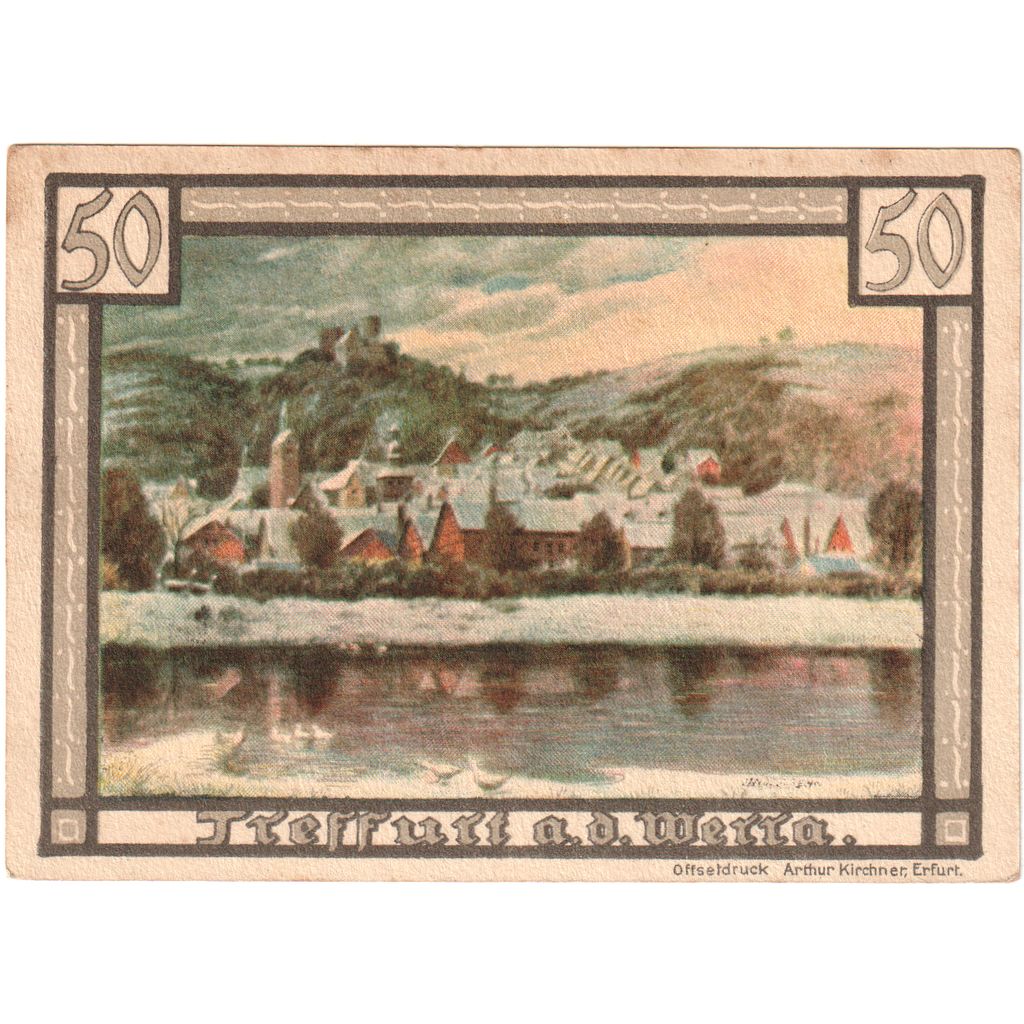 Germany, Treffurt, 50 Pfennig, 1922-04-01, AU(55-58)