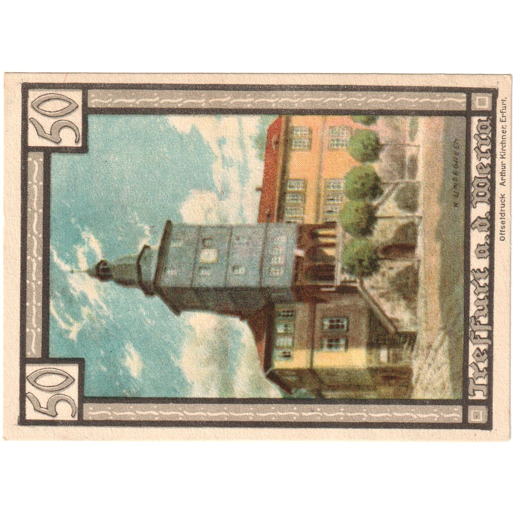 Allemagne, Treffurt, 50 Pfennig, 1922-04-01, SPL