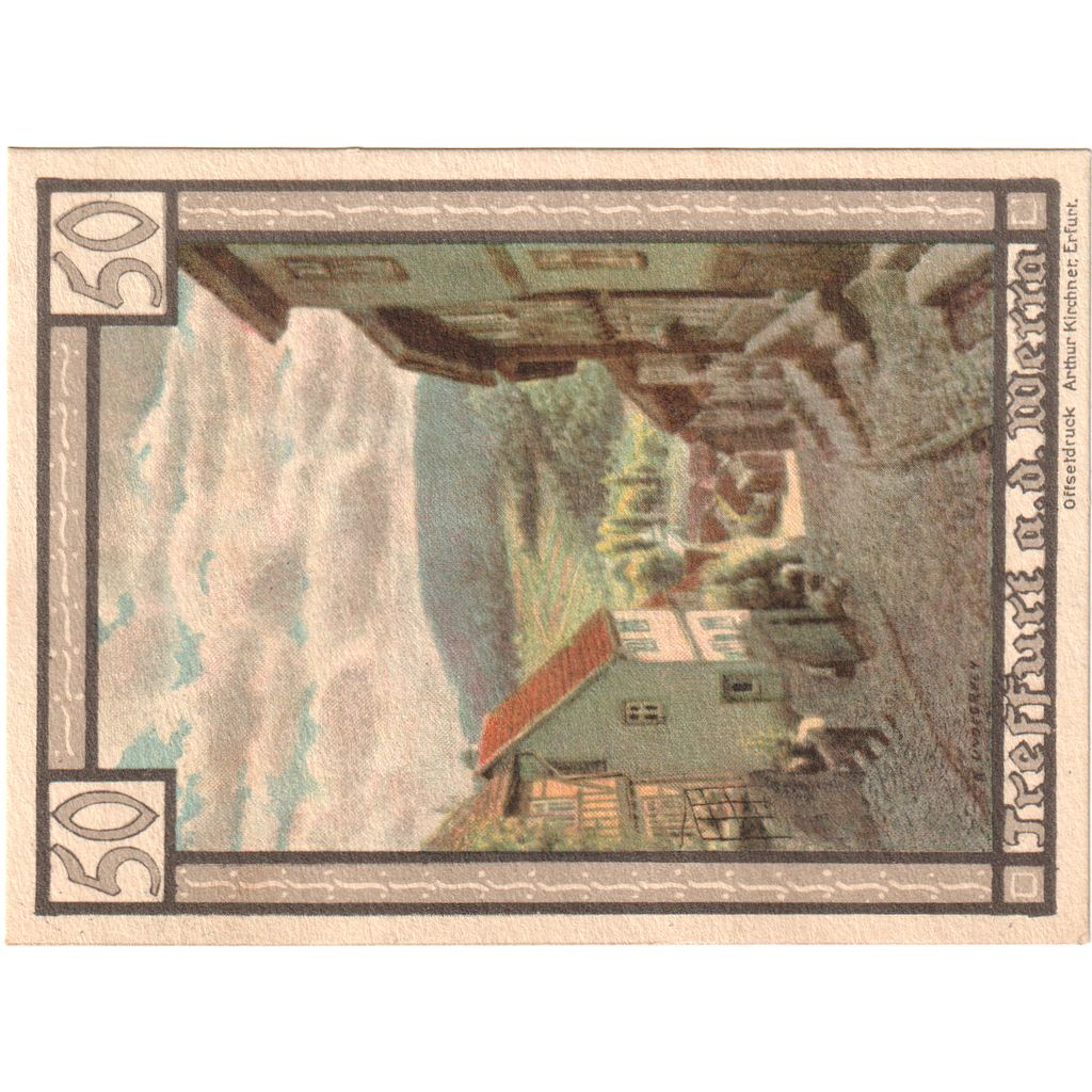 Allemagne, Treffurt, 50 Pfennig, 1922-04-01, SPL