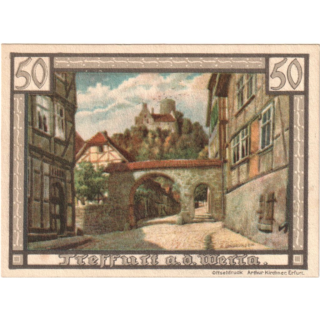 Duitsland, Treffurt, 50 Pfennig, 1922-04-01, SPL