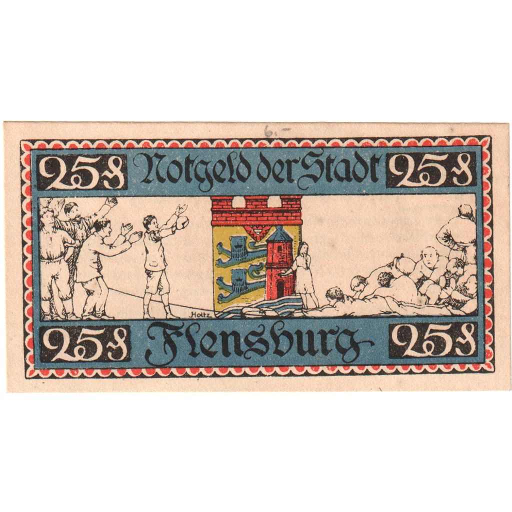 Allemagne, Flensburg, 25 Pfennig, 1920-01-16, SPL