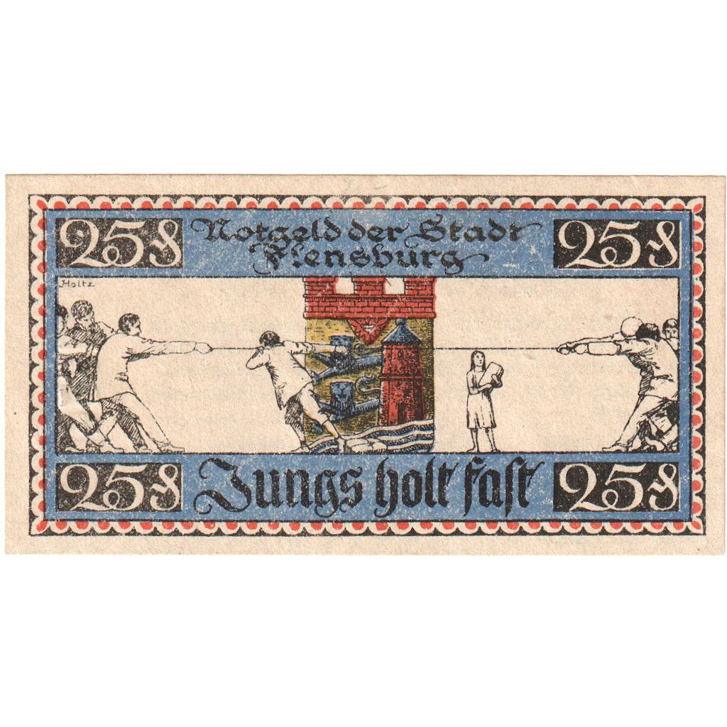 Germany, Flensburg, 25 Pfennig, 1920-01-16, UNC(63)