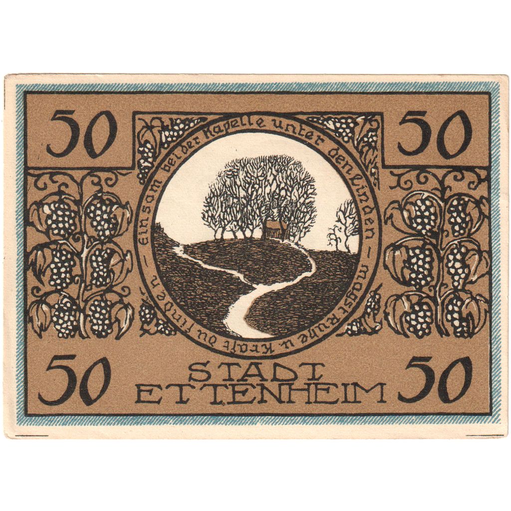 Deutschland, Ettenheim, 50 Pfennig, 1922-03-01, UNZ-