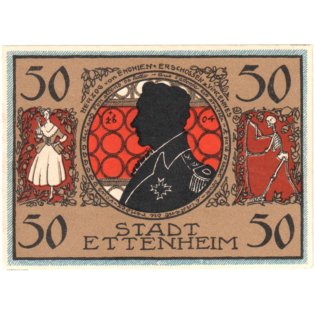 Germany, Ettenheim, 50 Pfennig, 1922-03-01, UNC(63)