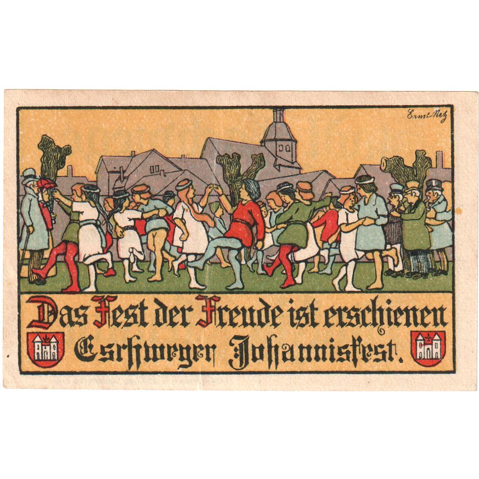 Deutschland, Eschwege, 50 Pfennig, UNZ-