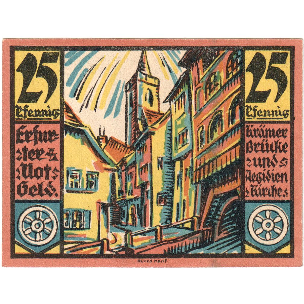 Germany, Erfurt, 25 Pfennig, 1920-04-09, UNC(63)