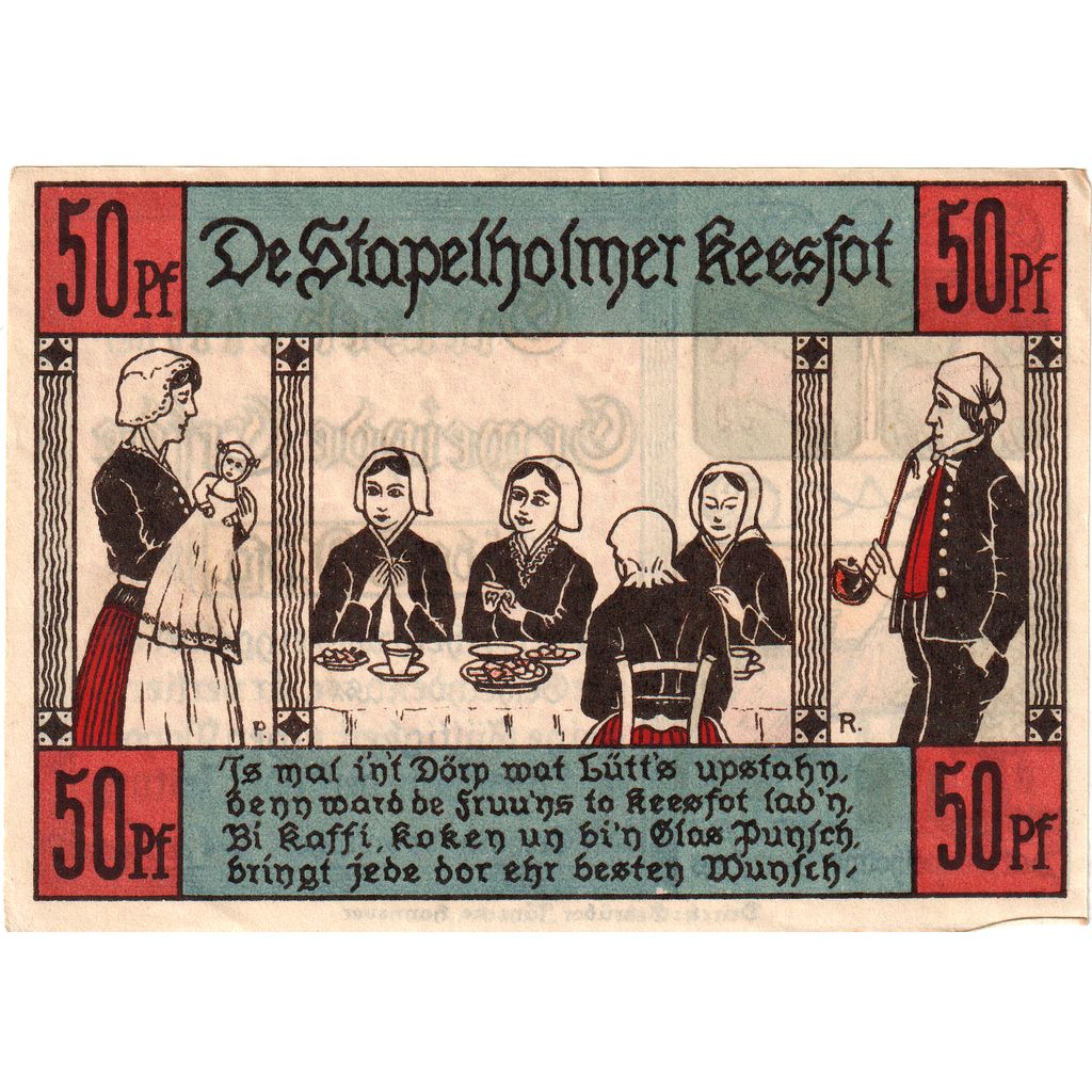 Deutschland, Erfde, 50 Pfennig, UNZ-