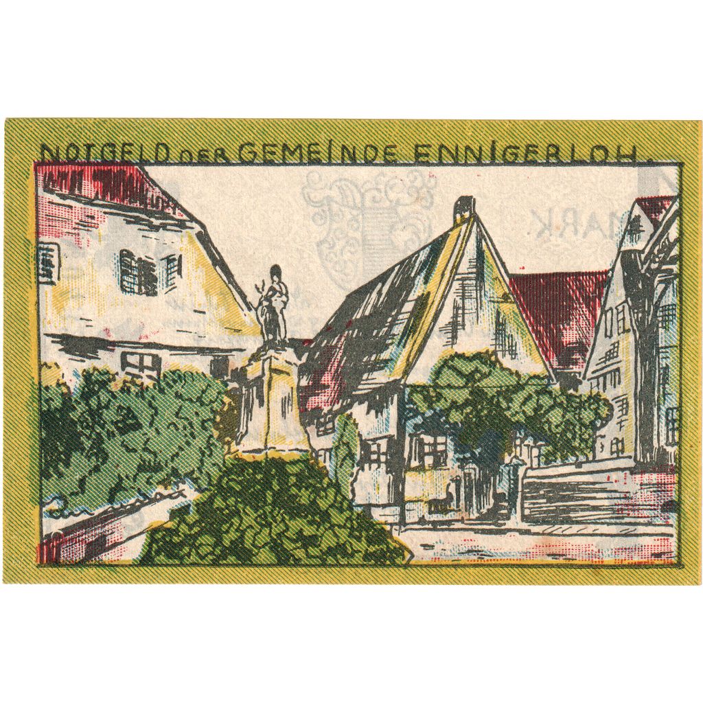 Germania, Ennigerloh, 1 Mark, 1921-06-01, SPL
