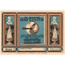 Germany, Bad Elster, 2 Mark, UNC(63)