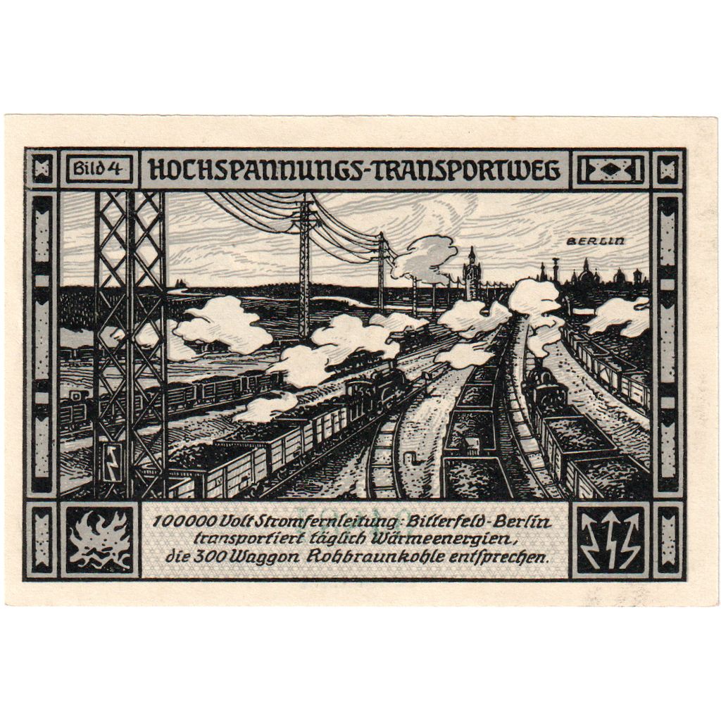 Deutschland, Bitterfeld, 75 Pfennig, 1921-12-01, UNZ-