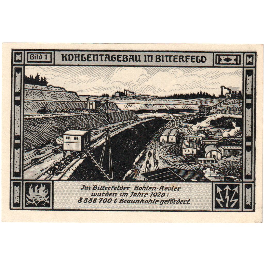 Alemanha, Bitterfeld, 75 Pfennig, 1921-12-01, UNC(63)