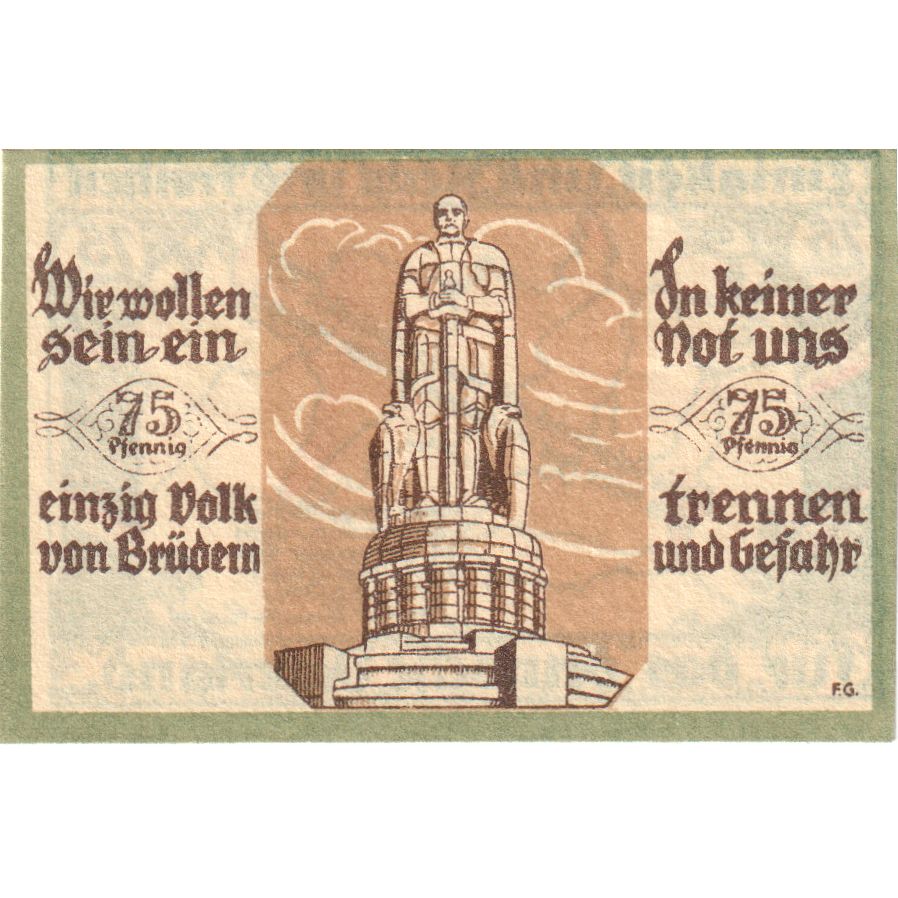 Deutschland, Soltau, 75 Pfennig, 1921-12-31, UNZ-