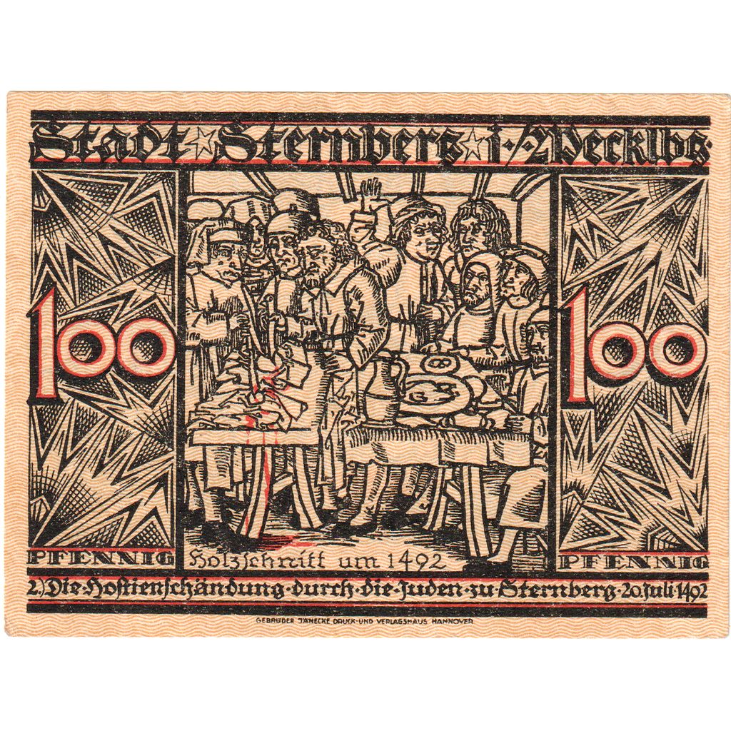 Germany, Sternberg, 100 Pfennig, 1922-01-23, UNC(63)