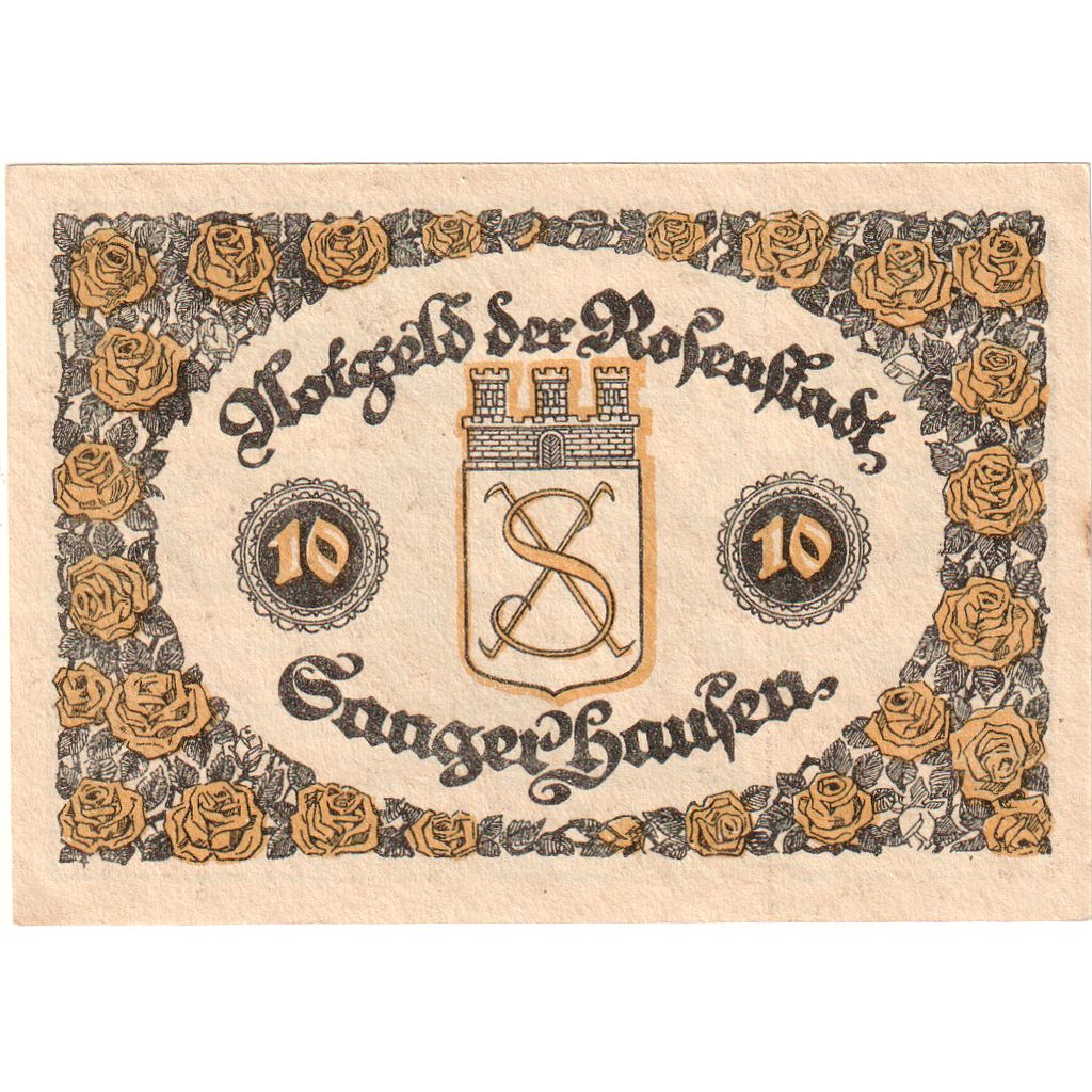 Deutschland, Sangerhausen, 10 Pfennig, 1921-03-26, UNZ-