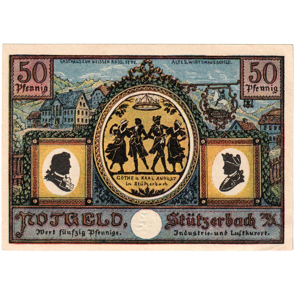 Germany, Stützerbach, 50 Pfennig, UNC(63)