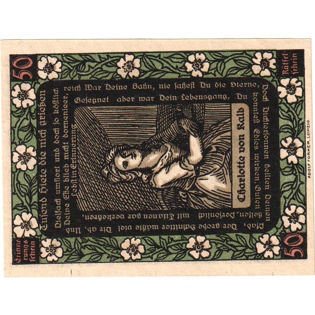 Niemcy, Kalbsrieth, 50 Pfennig, 1921-10-15, UNC(63)