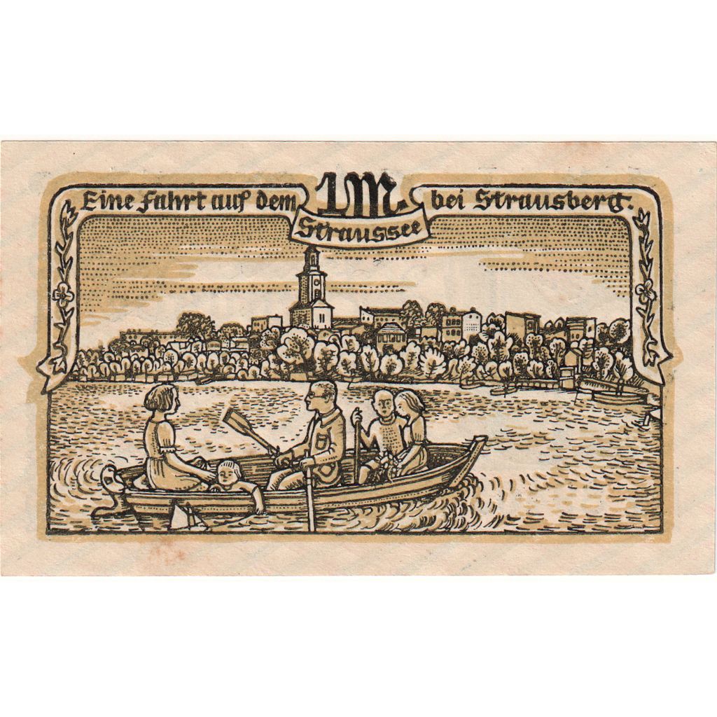 Duitsland, Strausberg, 1 Mark, 1921-09-01, SPL