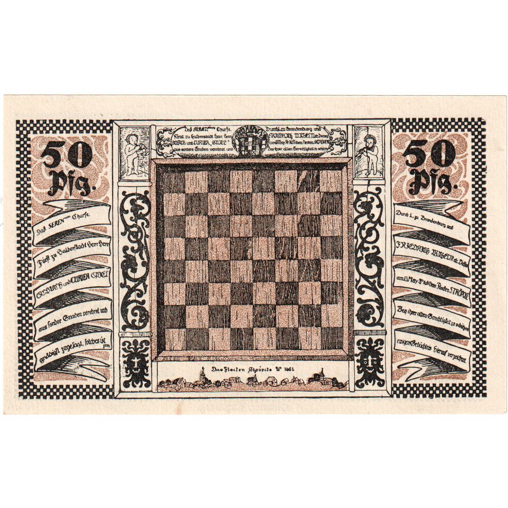 Germania, Stroebeck, 50 Pfennig, 1921-12-31, SPL