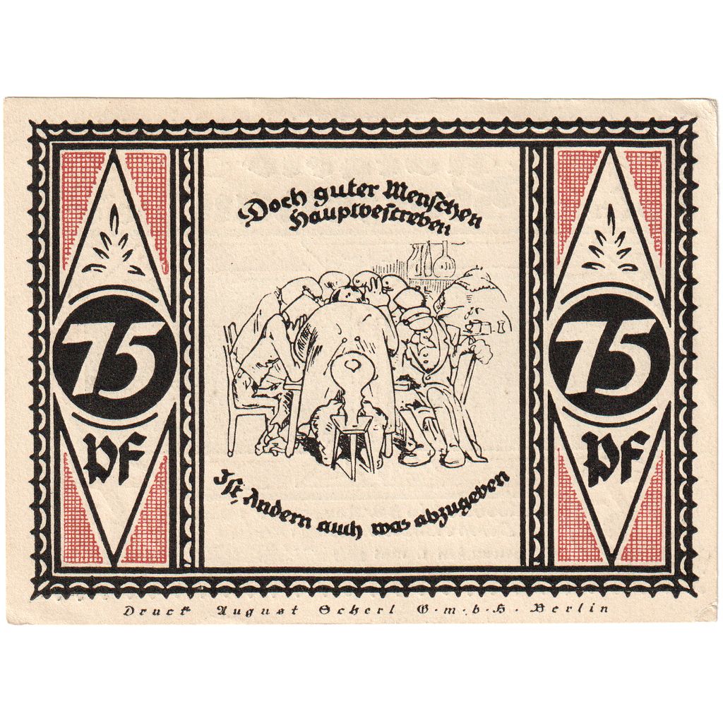 Germany, Stolzenau a.d Weser, 75 Pfennig, 1921-11-30, UNC(63)