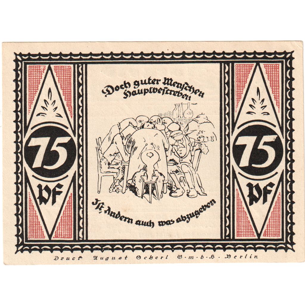Germany, Stolzenau a.d Weser, 75 Pfennig, 1921-11-30, UNC(63)