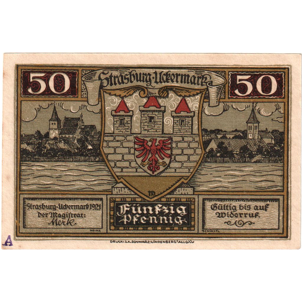 Deutschland, Strasburg, 50 Pfennig, SS
