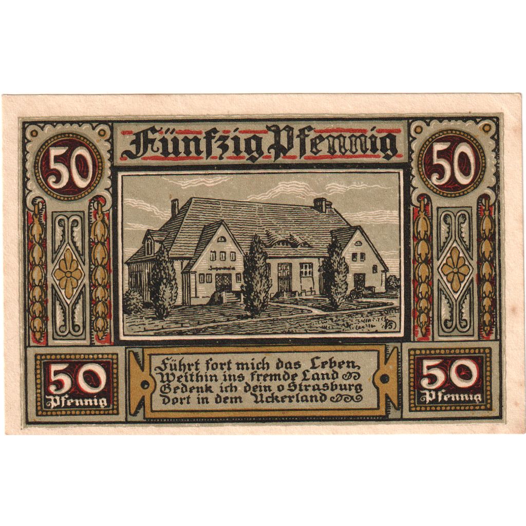 Deutschland, Strasburg, 50 Pfennig, SS